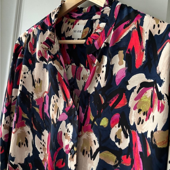 NIC+ZOE Zappy Blooms Shirt - Picture 4 of 8